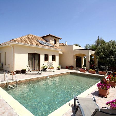 Amathousia Villa With Private Pool And Sea View Писсури Экстерьер фото